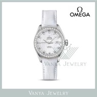 OMEGA 歐米茄女裝腕錶AQUA TERRA系列 - 8520自動上鍊機芯、150米防水、鱷魚皮、蝴蝶扣 23118342055001