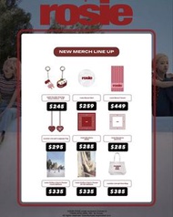 (代購) ROSE Encore Pop-up in TOKYO ’one year of rosie‘ Blackpink Rosie日本東京周邊線下代購 rose周邊 朴彩英快閃代購｜ black