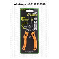 Opass Fishing Plier OP1218 Titanium Coated Split Ring Plier with Line cutter