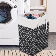 [Szxflie1] 75L Clothes Hamper Foldable Laundry Bin Bag Size 15.7x11.8x24inch Waterproof Black