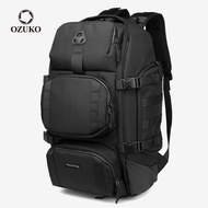 OZUKO Large Capacity USB Charging Waterproof Oxford Tactical Backpack High Quality Outdoor Travel Bag