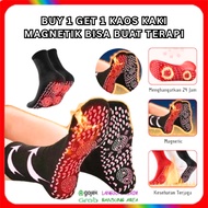 TOURMALINE FOOT THERAPY SUPPORT Magnetic SOCKS ANTI-SLIP Reflexology SOCKS