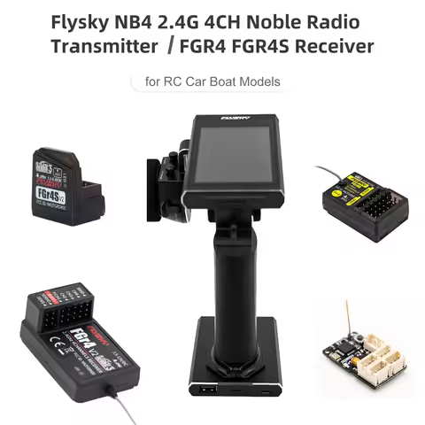 Flysky Noble NB4 2.4G 4CH Radio Transmitter FGR8B FS-GT5+FS-BS6with FGR4 FGR4S Receiver AFHDS 3 Prot
