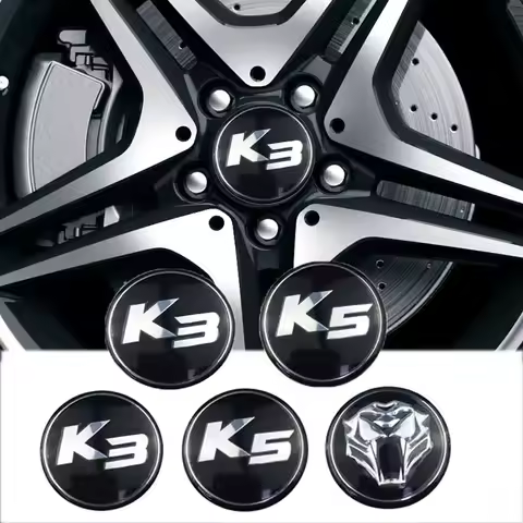 4pcs 56mm Car Wheel Hub Caps Emblem Stickers For KIA K3 K5 Badge K2 K3 K5 KX3 kX5 RIO Niro Sportage 