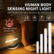 Smart Sensor Motion Light Wireless Led Light Usb Rechargeable Auto Light Sensor For Wardrobe Bedroom