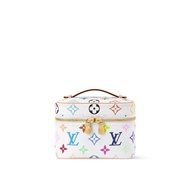 Louis Vuitton LV 村上隆 TM 白三彩 Nice Nano 小盒子包