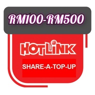 Topup share hotlink RM100-RM500