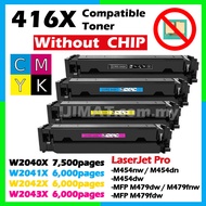 Compatible To HP Toner 416A W2040A 416X W2040X HP416A HP416X Laserjet M454nw M454dn M454dw MFP M479d