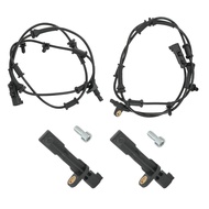 ABS Wheel Speed Sensor Front and Rear 4PCS Replacement for Jeep Wrangler 3.6L 3.8L 2007-2017, Replac