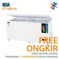 Terbaik Chest Freezer Rsa Cf-600 H / Cf600H Freezer Box 500 Liter