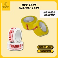 OPP Tape Fragile Tape Packaging Tape Clear Strong Adhesive Tape Packing Fragile Label