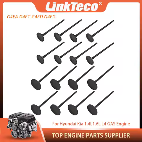 Engine Parts Intake & Exhaust Valve Set Kit Fit 1.4 1.6 L L4 GAS G4FA G4FC GF4D G4FG For Hyundai Kia