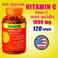 Nature's Bounty Ester-C Vitamin C 1000mg immune 24 hour 120 softgels