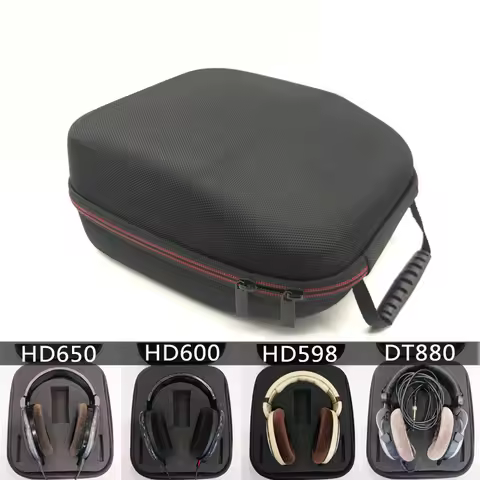 Hard EVA Headphone Protective Bag Lightweight Box Small Headphone for Case Cover for HD598 HD600 HD6