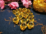 Feng Shui Glass Ingot Yuan Bao (20pcs) 20mm