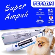 Obat Jamur Kucing - Salep Jamur Kucing Anjing Ketoconazole Obat Luka Jamur Kucing FEFARM