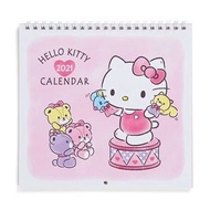 Japan Sanrio - Hello Kitty 日版 家居 壁掛 月曆 行事曆 掛牆 日曆 2021 年曆 (日本假期) kitty 凱蒂貓 KT 吉蒂貓