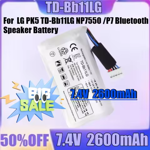 New TD-Bb11LG for LG PK5 EAC63918901 A1240190100 NP7550 PJ9 XBOOM GO MUsic Flow P7 Bluetooth Speaker