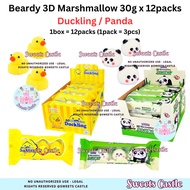Halal Beardy 3D Marshmallow Duckling / Panda 30g x 12packs  Viral Candy Peeps SO FLUFFY SC