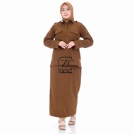 Tamam.Storee Women's Civil Servant Uniform Dark Khaki Women's Civil Servant Skirt Civil Servant Suit