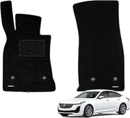 WENNEBIRD Superior Carpet Front Row Floor Mats for 2020-2025 Cadillac CT5, CT5-V, CT5-V Blackwing, P