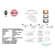 FEEL LITE NYLON DOWNLIGHT 12 WATT & 18 WATT ( ROUND ) FL-PR150-12W-G-DIY & PR180-18W-G-DIY
