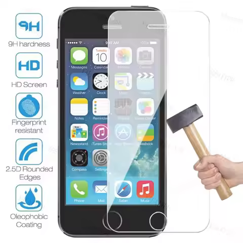 9D Safety Protection Glass For iPhone 7 8 6 6S 5 5S SE 2016 2020 Tempered Screen Protector For iPhon