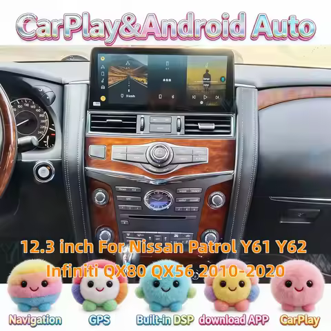 Android Multimedia Video Player For Nissan Patrol Armada Y61 Y62 Infiniti QX80QX56 2011-2022 Radio C