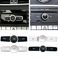 Car Console Volume ON Buttons Cover Stickers Trim Fit For Mercedes Benz A B CLA GLA Class W176 W246 