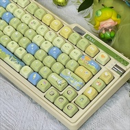 Word Of Forest Keycaps 120 Keys Cherry/MOA Profile PBT Dye Sublimation Wooting60 MAD60 Aula F75 Roun