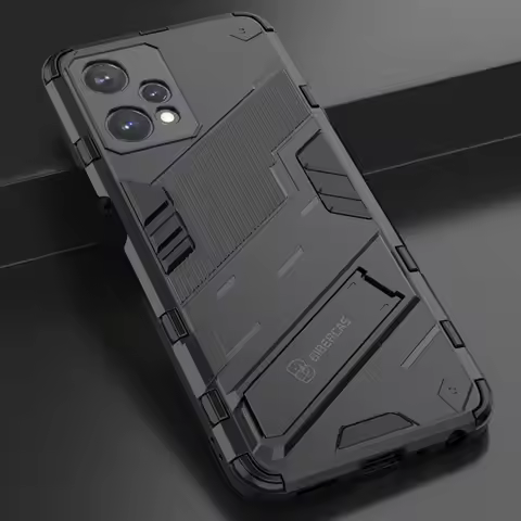 For OPPO Realme 9 Pro Case Car Magnetic Holder Armor Shockproof Back Cover for Realme9 9Pro+ 5G Plus