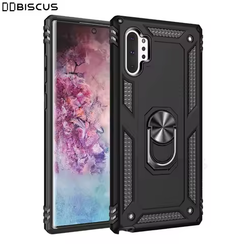 Luxury Armor Soft Shockproof Case For Samsung Galaxy Note 10 Plus Silicone Bumper Hard Cover For Sam