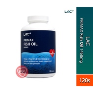 LAC Primax Fish Oil 1468mg Softgel 120s (Total EPA & DHA 1028mg)
