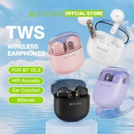 BAVIN BA61 Tws Bluetooth Wireless Earbuds Hifi Sound Long Endurance Touch Control