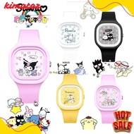Up To 70% Bp Cute Imported Children's Watch Melody Kuromi Cinamorol - Latest Round Analog Rubber Fac