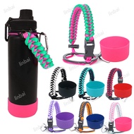 Aquaflask Accessories For Wide Mouth Bottles  Aquaflask Silicone Boot 32oz With Paracord Rope Original Rubber Protector  Aquaflask Handle Strap With Safe Ring 14oz-64oz Water Bottle