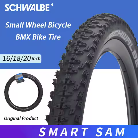 SCHWALBE SMART SAM Wired Bicycle Tire 16/18x1.5 18/20x1.85 20x2.35 Original Tyre For BMX Small Wheel