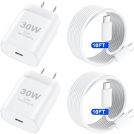 iPhone 17 16 Pro Max Charger Fast Charging Block, 30W iPhone 17/16 Pro Max USB C Fast Charger with 1