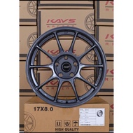ล้อแม็ก TC105X 17*8.0. ET35 5/114.3 (งานKAYS)
