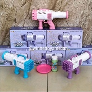 Mainan Bubble Machine Bazoka / Tembak Bubble gun / Tembak Gelembung Balon Busa / Bubble Rocket Launc