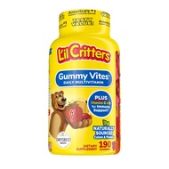 Lil Critters Gummy Vites Plus Vitamin C&D Multivitamin 190 gummies วิตตามินรวม ชนิดกัมมี่