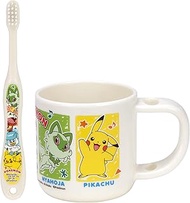 Skater KTB5-A Toothbrush Set, Toothbrush Set, Stand Included, Cup, For Children 3 to 5 Years Old, 6.