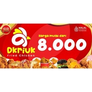 banner spanduk dkriuk - ukuran 200 x 100 cm