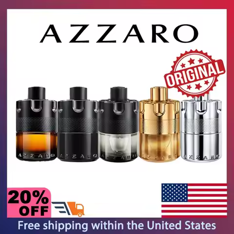 100ml Azzaro Wanted Series Eau de Parfum Spray French Original Luxury Perfumes Cologne for Men Phero