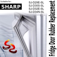 SHARP Refrigerator Fridge Door Seal Gasket Rubber Replacement part SJ-D29E-SL SJ-D30S-SL SJ-D32E-SL 