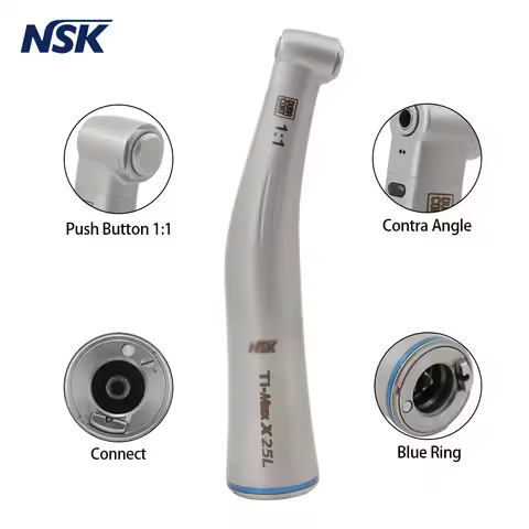 NSK Dental 1:1 Direct Drive Speed Fiber Optic Fit E Type Motor Ti Max ZSG25L X25L Z25L Dentistry Low