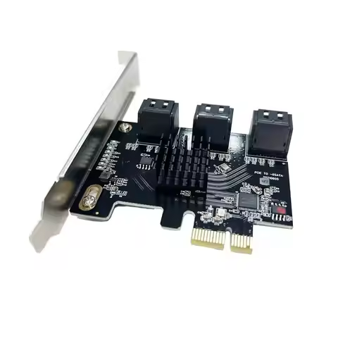 SATA Pcie Adapter PCI-E 1X To SATA3.0 6 Port Expansion Card SATA3.0 Pcie PCI-E SATA Controller For H