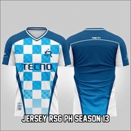 2024 Latest Unisex Fashion T-shirts, RSG PH MPL SEASON 13 JERSEY. Summer Men's 3D Printed Round Neck
