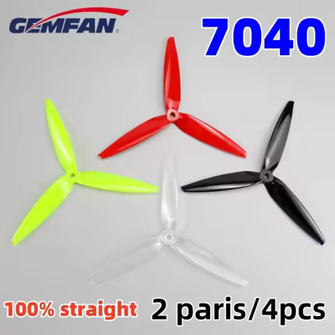 Gemfan Flash 7040 7 Inch 3-Blade 7X4X3 PC CW CCW 7inch FPV Propeller For FPV RC Models MAK4 Long Ran