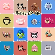 READY STOCKFor Aukey EP-N6 Case Casing Soft Silicone Earphone Case Couple Cute Cartoon NO.1